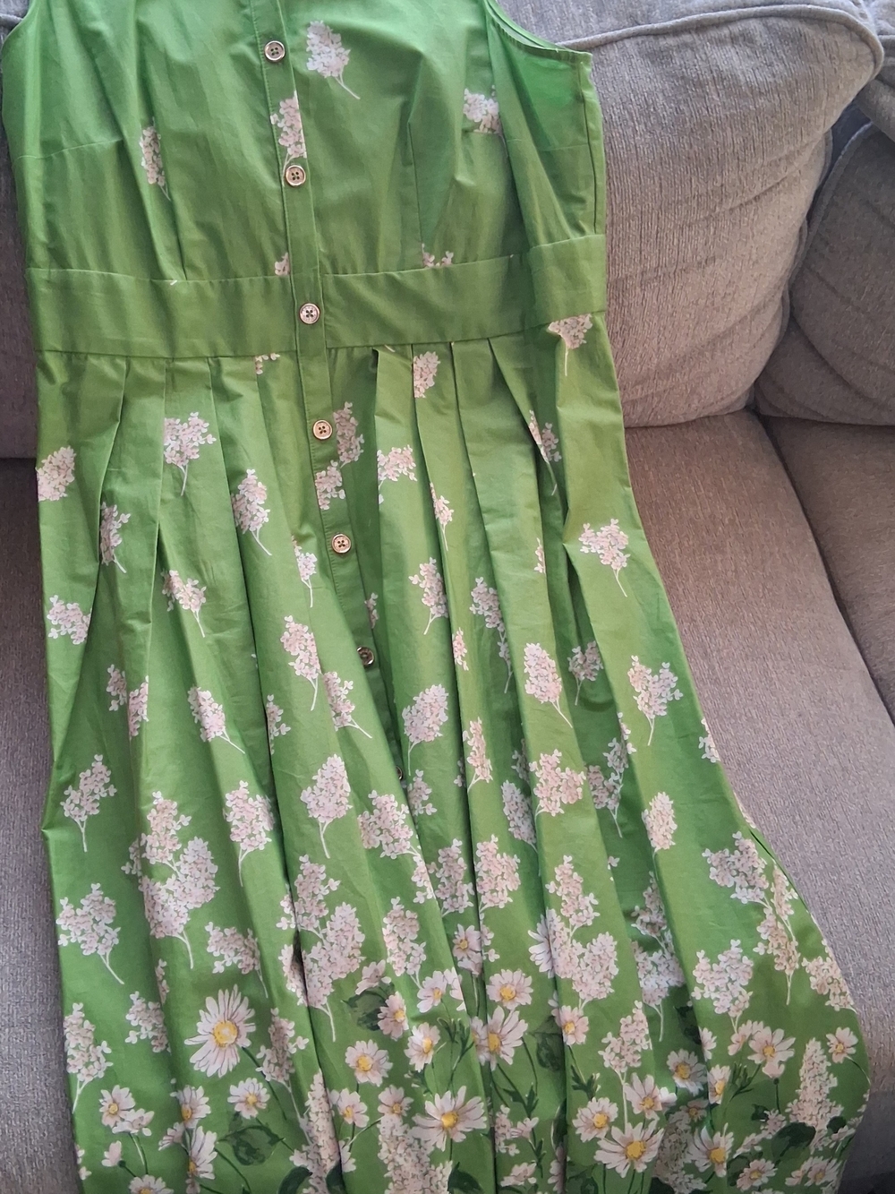 Tommy Hilfiger Green Floral Dress